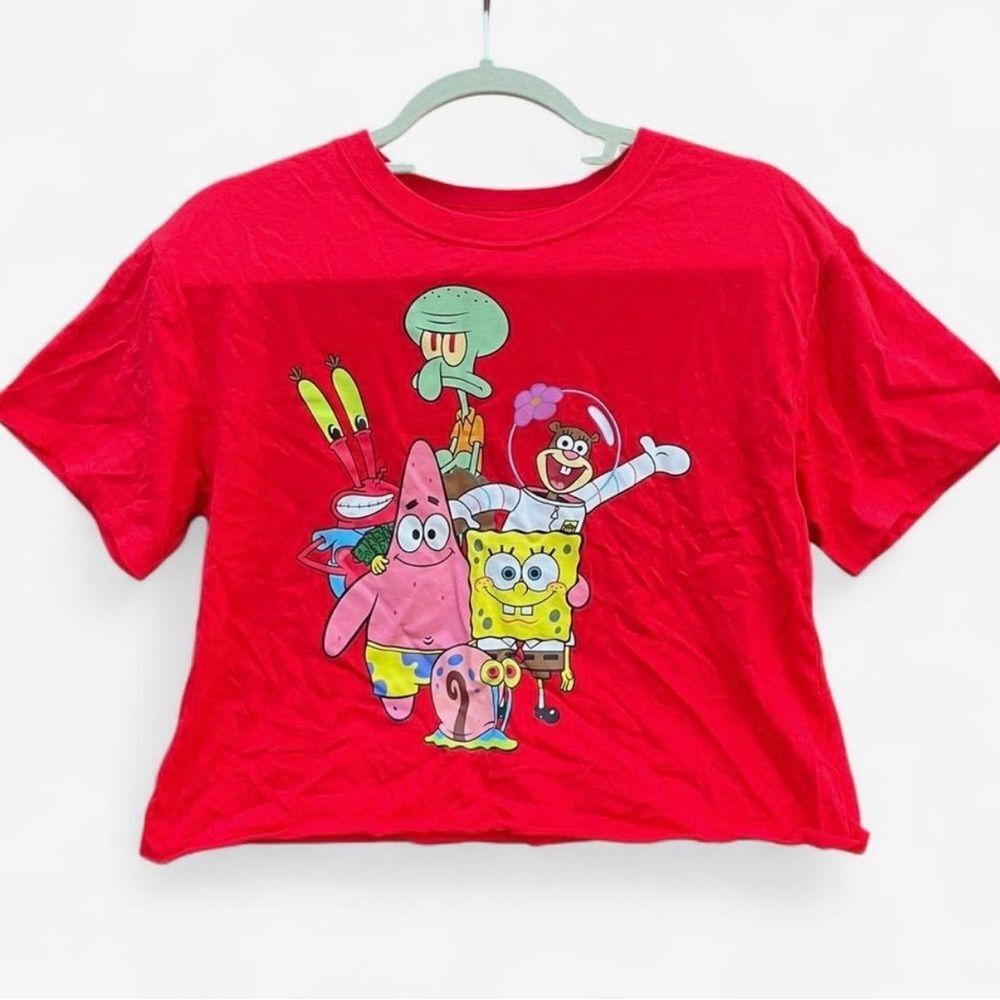 Women’s SpongeBob SquarePants Red cropped Top
